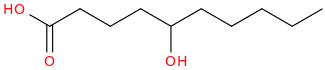 Decanoic acid, 5 hydroxy 